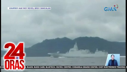 4 na Chinese vessel kabilang ang 2 warship, namataan sa dagat ng Balabac, Palawan ayon sa AFP | 24 Oras