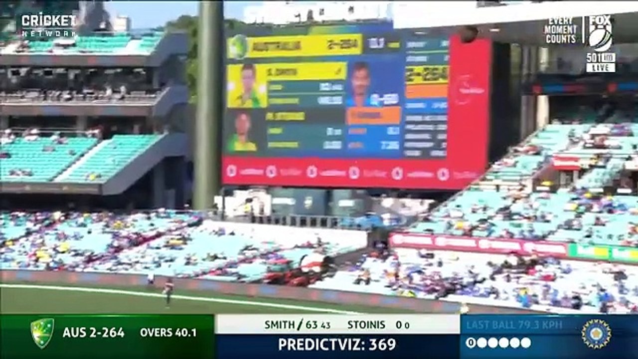 Smith, Zampa shine in high-scoring first ODI _ Dettol ODI Series 2020