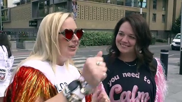 Taylor Swift fans arrive at Wembley ahead of concert