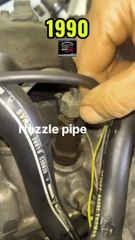 Injecter back pipe lock 1990 vs 2020