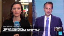 French left-wing alliance unveils budget plan