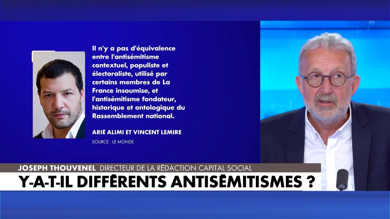 Joseph Thouvenel : «Les gens comme Arié Alimi ont tort depuis tellement longtemps, qu’ils n’osent pas nous dire, nous nous sommes plantés»