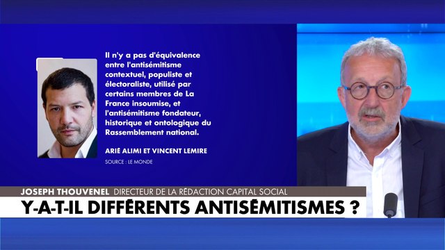 Joseph Thouvenel : «Les gens comme Arié Alimi ont tort depuis tellement longtemps, qu’ils n’osent pas nous dire, nous nous sommes plantés»