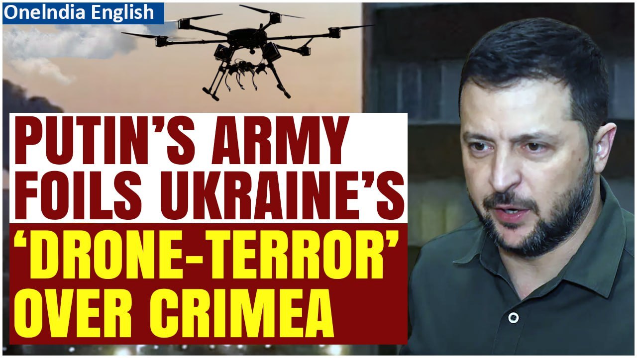 Russia Thwarts Major Ukrainian Drone Assault: 114 UAVs and 6 Naval Drones Intercepted| Watch