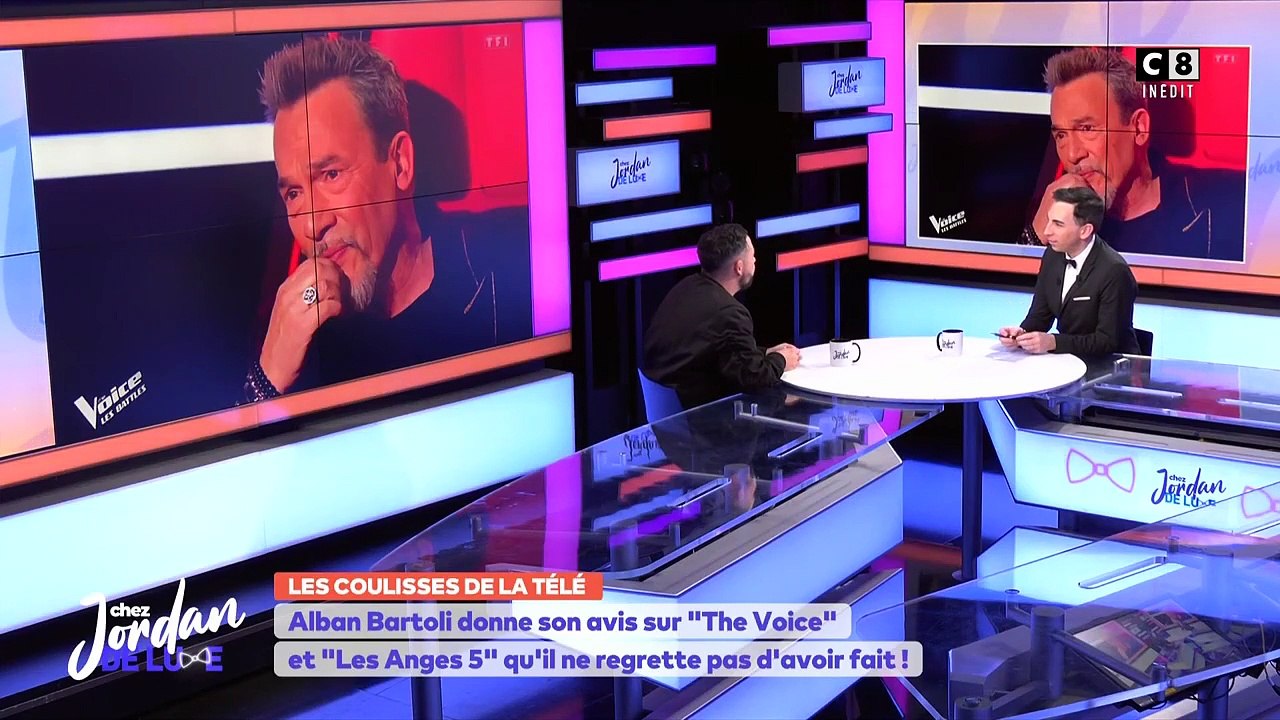 The Voice : Alban Bartoli parle de son ancien coach, Florent Pagny, dans l'émission Chez Jordan sur C8