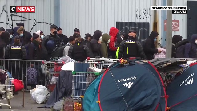 Grande-Synthe : le camp démantelé, les migrants mis à l'abri