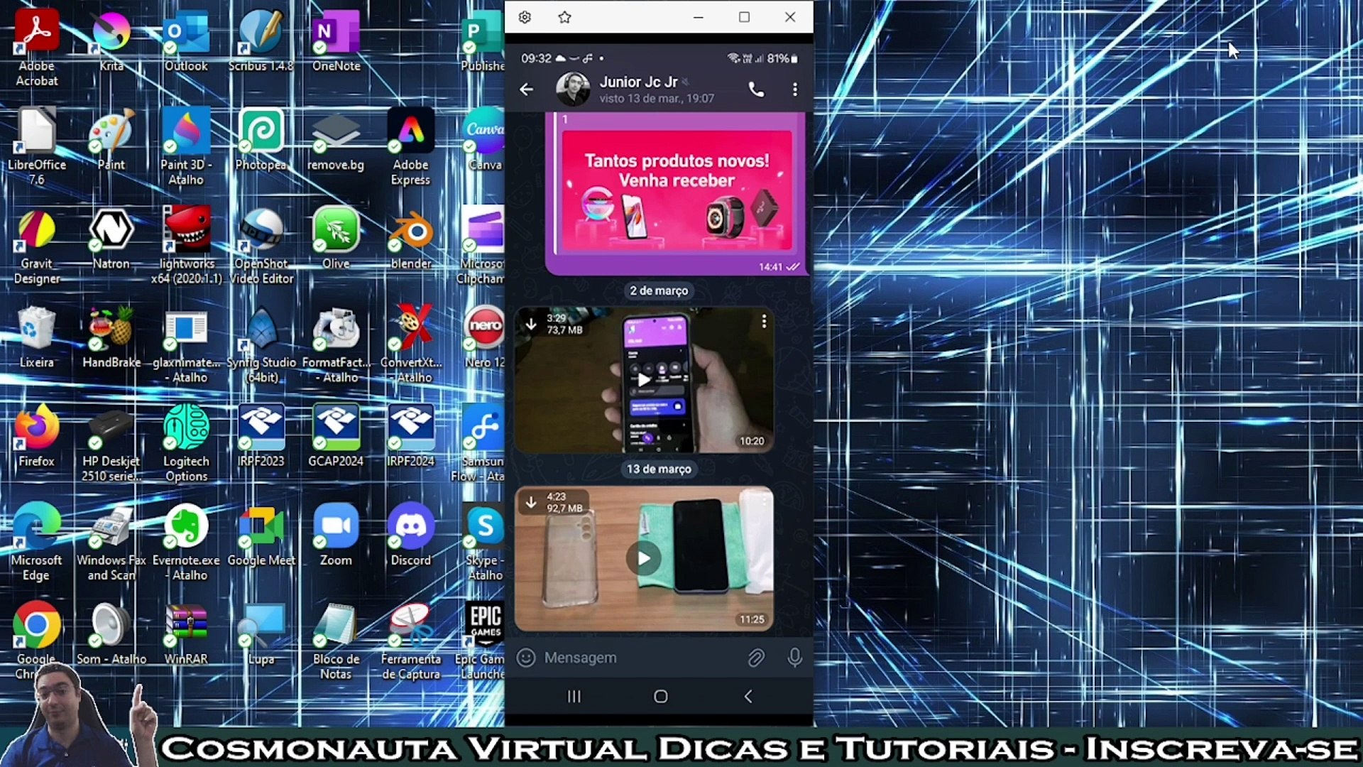 ⁣Como criar figurinhas no Telegram