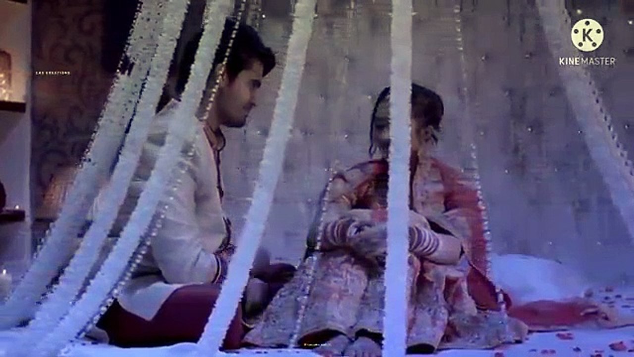 First night romance New married couples romanti...