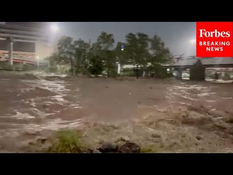 WATCH: Footage Shows Heavy Floods in Nuevo Leon, Mexico Caused By Tropical Storm Alberto