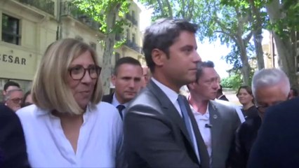 "Vous alimentez l'extrême droite": échange tendu entre Gabriel Attal et le candidat Nouveau Front populaire Raphaël Arnault