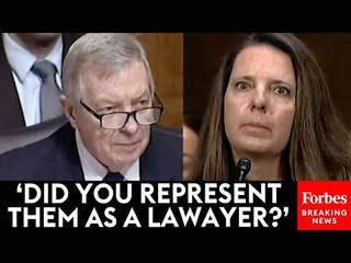 'Could You Explain Your Relationship With This Organziation': Durbin Lets Embattled Nom Explain Past