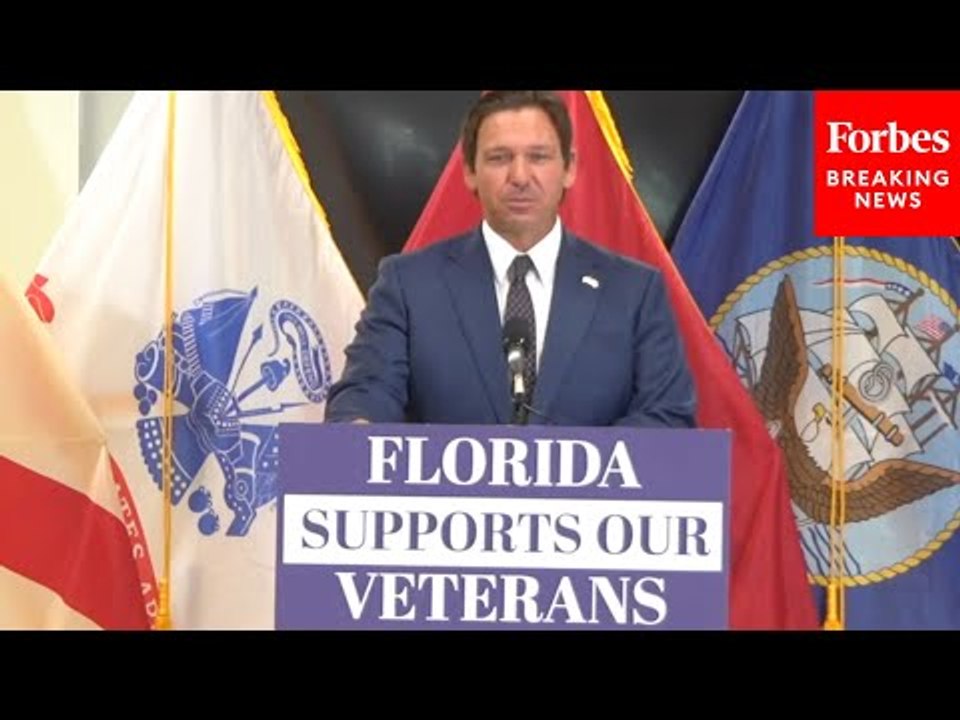 'We're The Most Veteran Friendly State': Florida Gov. DeSantis Signs New Vets Legislation Into Law