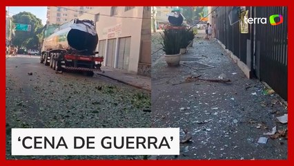 Caminhão-tanque explode e causa estragos no Rio de Janeiro