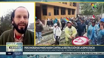 Indígenas marcharán contra la destrucción de la democracia en Perú