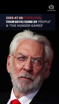 Donald Sutherland, star of ‘Ordinary People’ and ‘The Hunger Games,’ dead at 88
