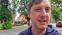 Lancashire Post reporter Matthew Calderbank at scene of Fulwood 'bomb scare'