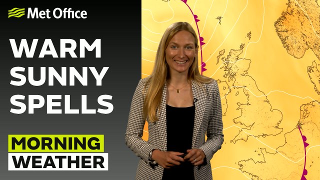 Met Office Morning Weather Forecast 22/06/24 – Cloudier start before some sunshine