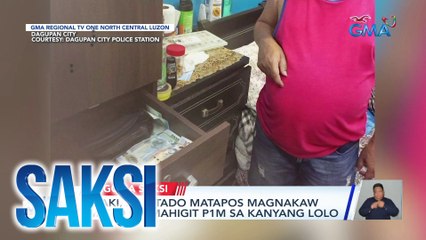 Lalaki, arestado matapos magnakaw umano ng mahigit P1M sa kanyang lolo | Saksi