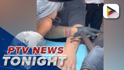 Traditional tattoo artist from Benguet showcases unique ‘mambabatok’ technique at 2024 Tattoo Convention in China
