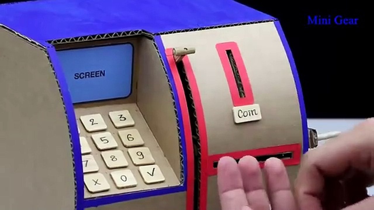 How to Make Personal ATM Machine - DIY ATM Machine (No DC Motor)