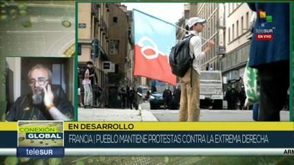 ¡Protestas antifascista! Franceses rechazan a la extrema derecha