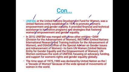 United Nations Conferences on Women | Commission on the Status of Women | Four Conferences on Women