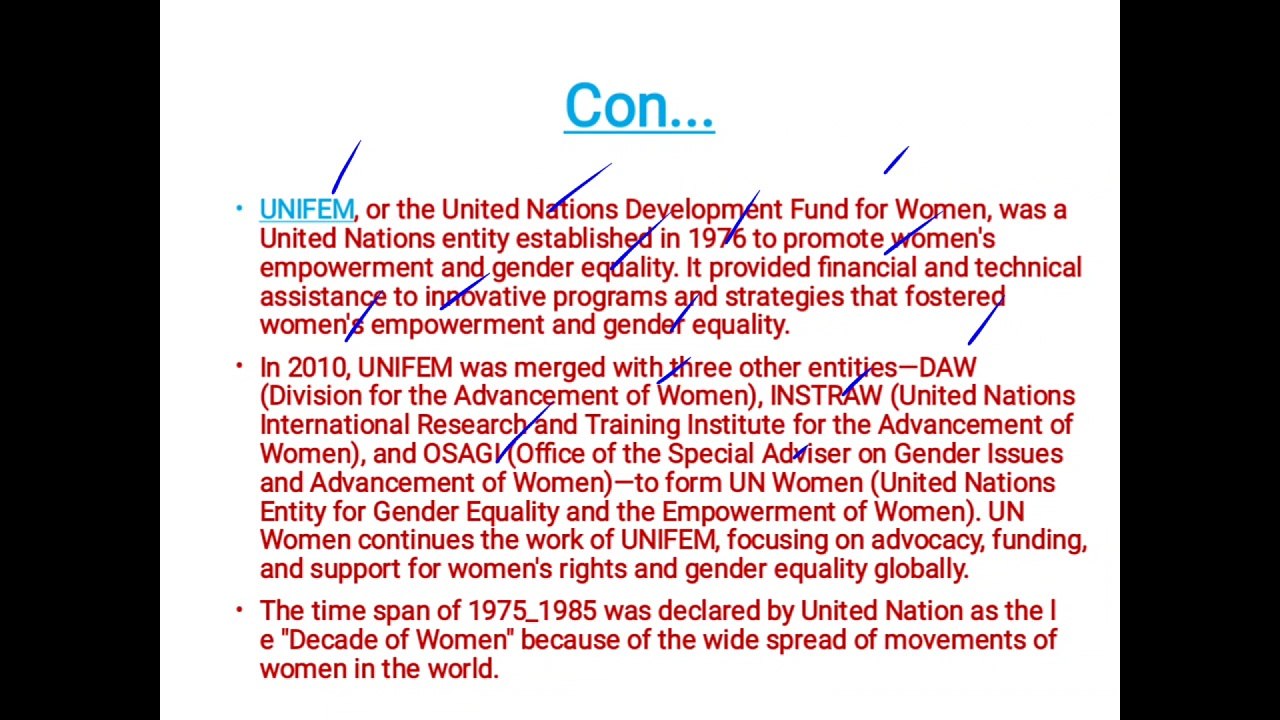 United Nations Conferences on Women | Commission on the Status of Women | Four Conferences on Women