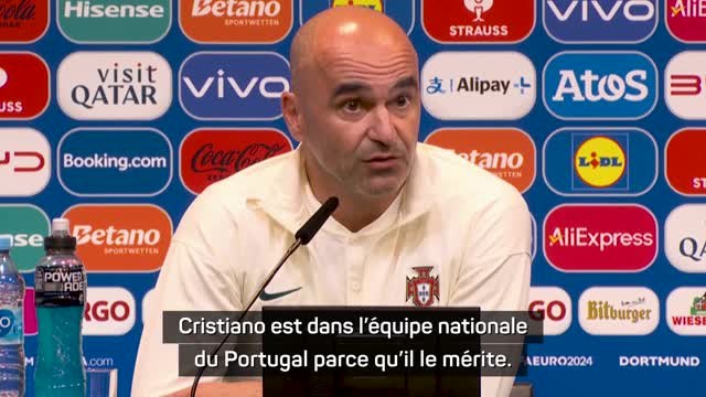 Portugal - Martinez : Cristiano Ronaldo est dans l'équipe nationale parce qu'il le mérite