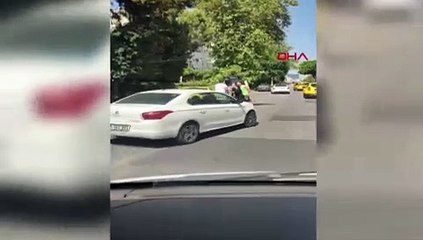 Korumaya çalıştığı müşteri taksiyi kaçırdı, şoför yolda kaldı