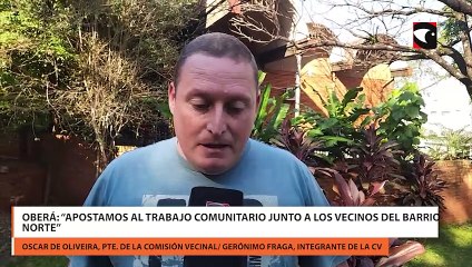 “Apostamos al trabajo comunitario junto a los vecinos del Barrio Norte”