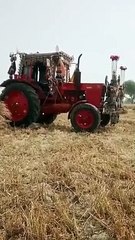 Tractor with treasure