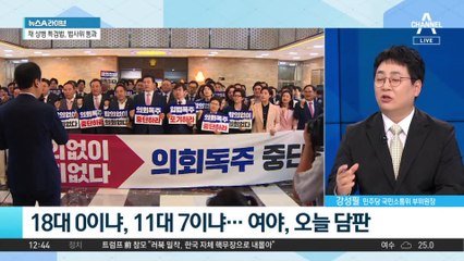 여야, 의장 주재 회동…원 구성 막판 협상