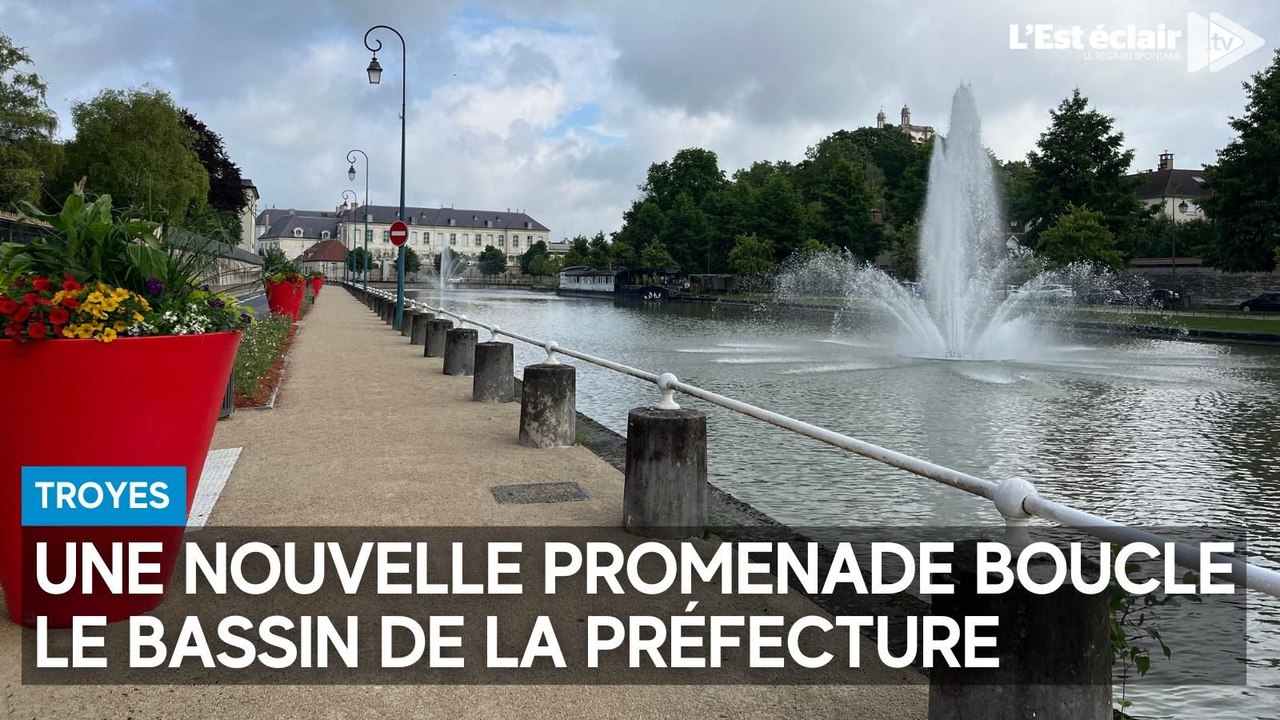 À Troyes, une nouvelle promenade pour boucler le tour du bassin de la préfecture