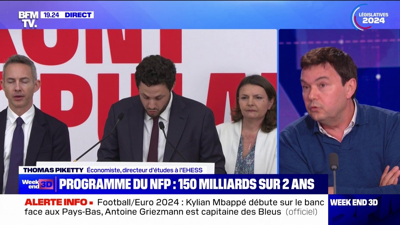 Thomas Piketty, économiste, directeur d’études à l’EHESS: "Le programme du Front populaire a au moins un mérite, c'est de dire clairement où ils pensent trouver l'argent"