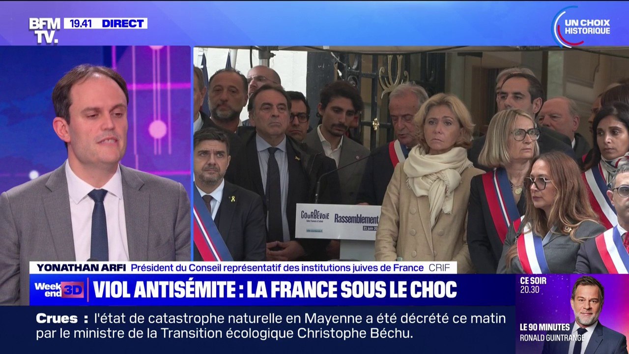 Yonathan Arfi (président du CRIF): "Je regrette que certains s'arrêtent à la dénonciation théorique de l'antisémitisme, mais n'aillent pas jusqu'à dénoncer clairement les antisémites et les courants qui les portent"