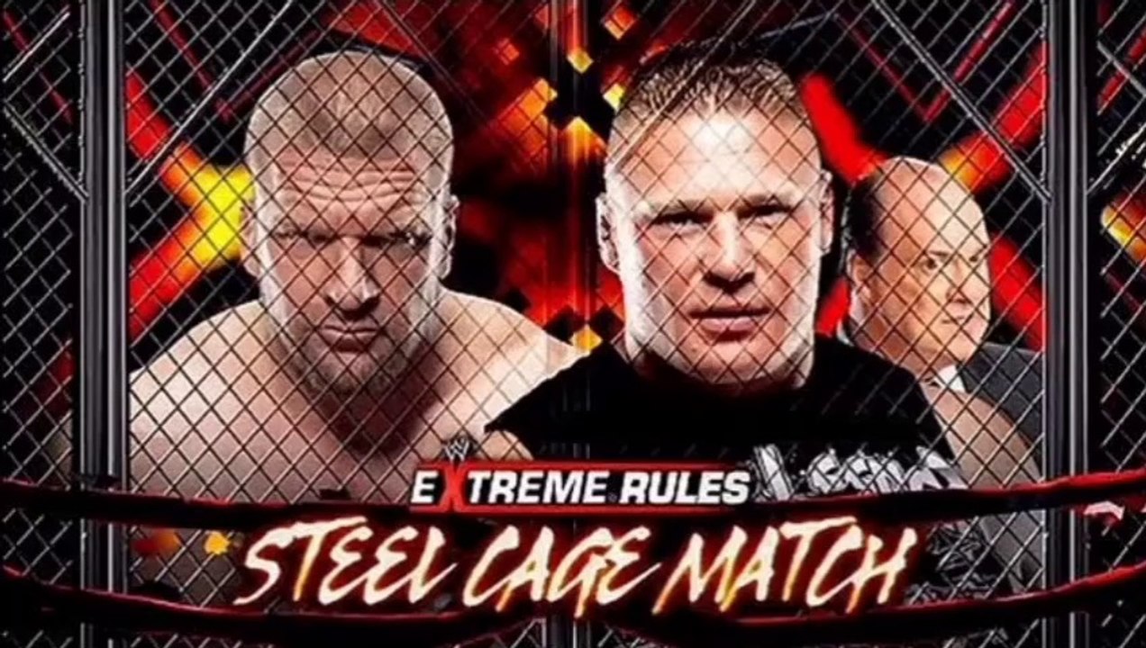 WWE Extreme Rules 2013 - Brock Lesnar vs Triple...