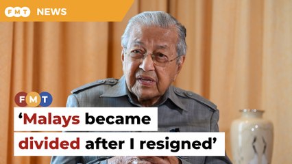 Malays became divided under my successors, says Dr M
