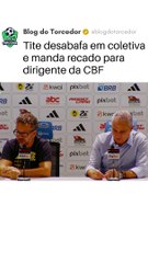 TITE desabafa em coletiva e manda recado para DIRIGENTE da CBF; confira