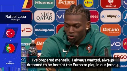 Leao living his dream playing for Portugal at the Euros