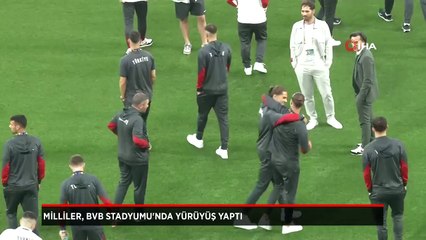 Milliler, BVB Stadyumu'nda yürüyüş yaptı