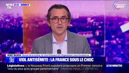 Viol antisémite: "Après les paroles antisémites viennent les actes", affirme Oudy Bloch, avocat de la victime