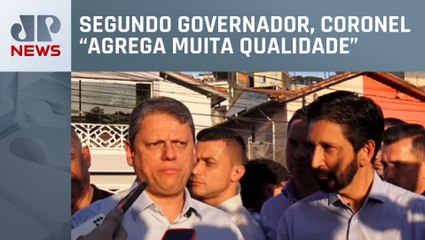 Tarcísio anuncia Mello Araújo como vice de Nunes em SP
