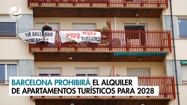 Barcelona prohibirá el alquiler de apartamentos turísticos para 2028