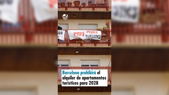Barcelona prohibirá el alquiler de apartamentos turísticos para 2028