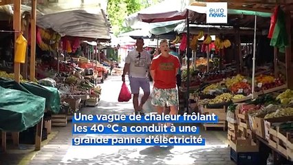Une vague de chaleur provoque une panne d’électricité géante dans les Balkans