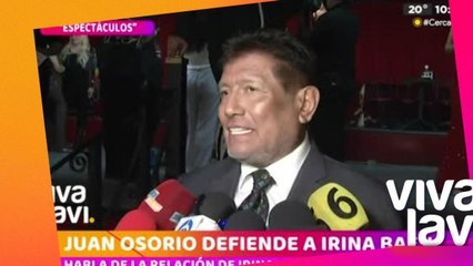 Juan Osorio defiende a Irina Baeva de las criticas