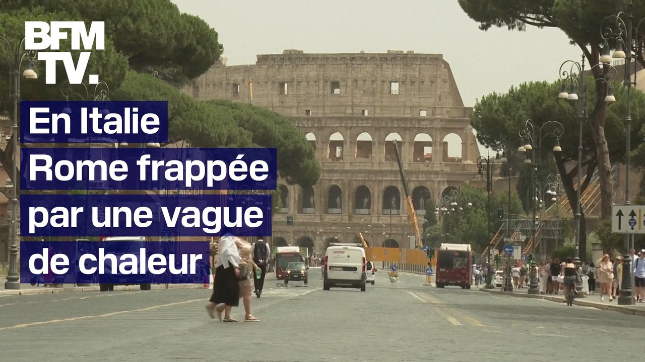 Canicule: Rome étouffe sous de fortes chaleurs