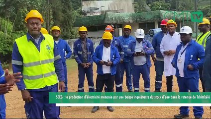 [#Reportage] SEEG : la production d’électricité menacée par une baisse inquiétante du stock d’eau dans la retenue de Tchimbélé