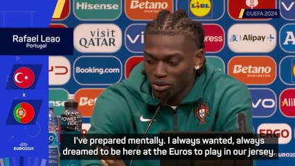 Leao living his dream playing for Portugal at the Euros