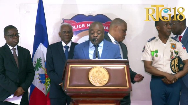 Frantz Elbé avan li kite tèt PNH la, li prezante travay li reyalize.